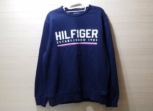 E748-41060 トミーヒルフィガー TOMMY HILFIGER メンズ スウェット フリース US/L JP/XL ネイビー