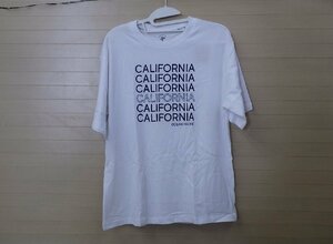 e185-28640 OceanPacific オーシャンパシフィック メンズ Tシャツ ホワイト 白色 US/L JP/XL 半袖 ロゴ