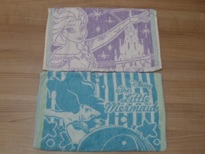 k286-26741 ディズニー Disney アナと雪の女王 リトルマーメイド 子供用 枕カバー 2枚組 パープル エメラルドグリーン コストコ Costco