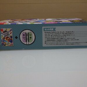 M328-58534 Nintendo Switch ニンテンドー スイッチ ゲームソフト スーパーマリオカート パーティー Joy-Con付 パステル パープル/グリーンの画像8