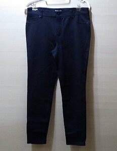 z475-1547102 DKNY ダナキャラン レディース ポンテパンツ ブラック 黒色 ボトムス US/L JP/XL ズボン