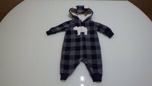 f344-959010 カーターズ Carter's フード付き ジャンプスーツ US/12M 12カ月/72～76cm ベビー服 冬服 あったか ロンパース コストコ