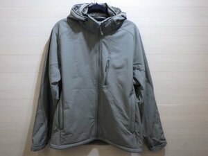 M99-7524123 カークランドシグネチャー メンズ ソフトシェルジャケット チャコールヘザー US/L JP/XL 裏地ボアフリース はっ水 ストレッチ