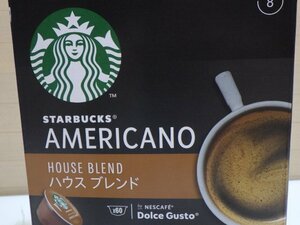 M4-16074 賞味期限2024/8 スターバックス ドルチェグスト互換 ハウスブレンド 60杯分 アメリカン コーヒー いきいきとして調和のとれた味