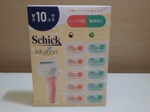 M246-42366 Schick (シック) イントゥイション クラブパック 本体刃付+替刃10個 しっとり肌/フローラルの香り/敏感肌/ローズの香り/美容