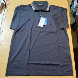 (新品タグ付き)DUNLOP REFINED L半袖吸汗発散日本製ポロシャツ　灰