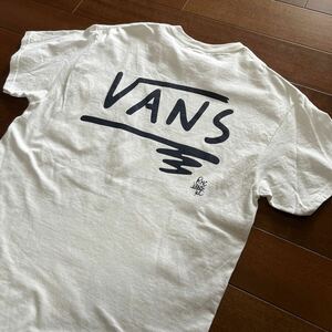 RHC 別注 限定 RHC Ron Herman(ロンハーマン) x VANS(バンズ) POCKET TEE 50周年記念 Tシャツ サイズM ホワイト