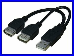 新品 変換名人 USB分岐ケーブル データ用/電源用
