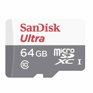 新品 SanDisk microSDXCカード 64GB クラス10 100MB/s SDSQUNR-064G-GN3MN