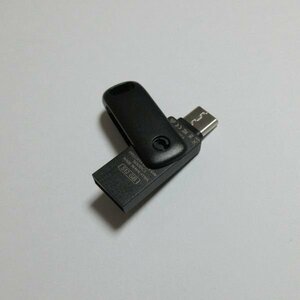 動作確認済み USBメモリー 512GB USB3.0 Type-C Type-A 兼用 回転式キャップ