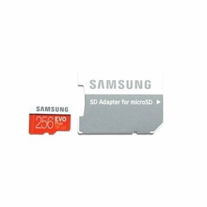 動作確認済 SAMSUNG マイクロSDXCカード 256GB EVO Plus UHS-I クラス3 100MB/s