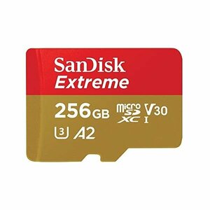 新品 SanDisk マイクロSDXCカード 256GB Extreme A2/UHSスピードクラス3 190MB/s SDSQXAV-256G-GN6MN