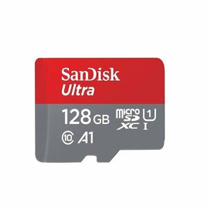 新品 SanDisk microSDXCカード 128GB クラス10 140MB/s SDSQUAB-128G-GN6MN