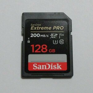 動作確認済 SanDisk SDカード SDXC 128GB U3 200MB/s Extreme PRO