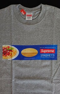 新品 Mサイズ グレー Spaghetti Tee 21FW Supreme Medium Heather Grey S/S AW スパゲッティ ロゴ Tシャツ Box Logo 国内正規品