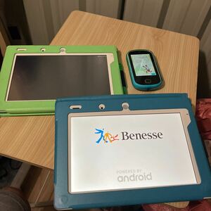 ★Benesse/ベネッセ チャレンジパット3 TAB-A04-BR3 2台とチャレンジタッチ　動作確認済み