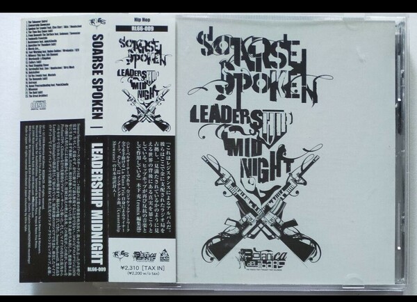 帯付 SOARSE SPOKEN/LEADERSHIP MIDNIGHT ラップ ヒップホップ rap　hiphop