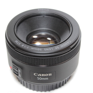 美品 Canon EF50mm F1.8 STM 純正フード 単焦点レンズの画像3