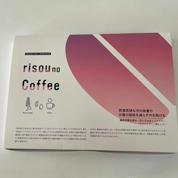 risou no Coffee りそうのこーひー 機能性表示食品 30包入 葛の花由来イソフラボン『お値下げ不可』