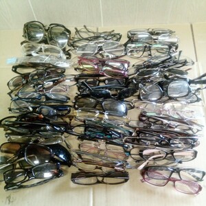 管理2★眼鏡 メガネ サングラス 老眼鏡 フレーム めがねケース ヴィンテージ メーカー 大量 まとめて 100本以上 現状品