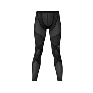  regular price 13200 jpy tag taking unused goods Wacoal CW-X sport tights long men's HXO799 Expert model cool type jo silver g