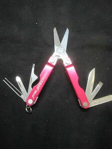  новый товар витрина выставленный товар LEATHERMAN MICRA Laser man Micra красный 