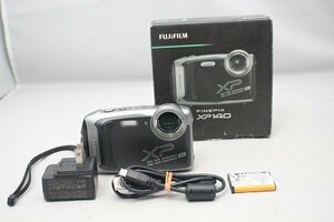 1円スタート　良品　フジフイルム FUJIFILM FinePix XP140 ダークシルバー