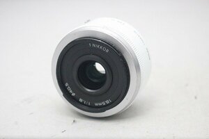 １円スタート　並品　ニコン Nikon 1 NIKKOR 18.5mm f1.8 シルバー