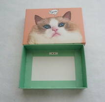 「美品」 紙袋 小箱 可愛いネコ柄 4点セット_画像4