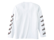 5THE HELMET UNDERGROUND L/S T-shirt WHITE S/白長袖teeロンt袖プリント重ね着レイヤードchampion spark plugプラグpop artアートバナナ_画像2