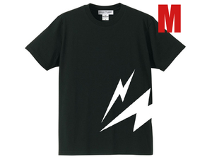 LIGHTNING BOLT サイドプリント T-shirt BLACK M/稲妻雷ホットロッドエドロスラットフィンクヴォンダッチピンストライプxr750xlhxlch60s70s