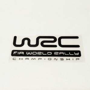 WRC◆ロゴステッカー[黒]