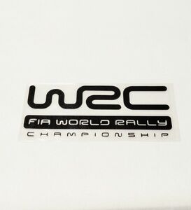 WRC◆ロゴステッカー[黒]