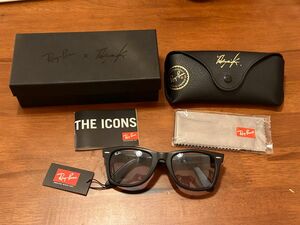 RayBan レイバン WAYFARER ウェイファーラー サングラス 木村拓哉モデル キムタクコラボ 限定品 ライトグレー 