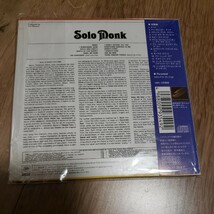 【CD】【紙ジャケット】Thelonious Monk セロニアス・モンク / Solo Monk +1 ソロ・モンク +1 紙ジャケ_画像2