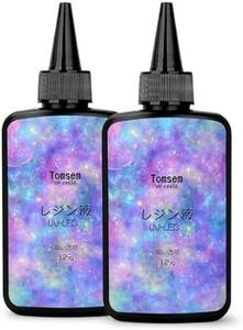 Tomsem レジン液 UV/LED対応 250g 高い透明 詰替用 大容量 レジン液 ハードタイプ DIYクラフトデコレーション