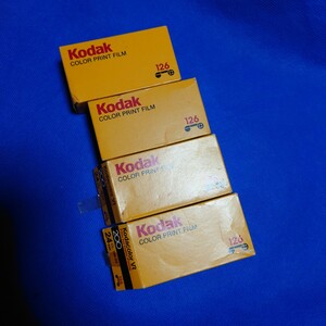 Kodakko Duck koda color 126 film 4 piece set 