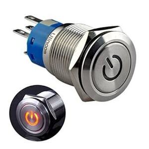 Ulincos U19C5 alternator -to pushed . button switch waterproof switch switch IP67 1NO1NC SPDT ON/OF