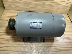 P059-1 Hitachi 日立モーター EFOUP-KQ 100V /200V 0.75kW 4P 通電 回転可 現状品