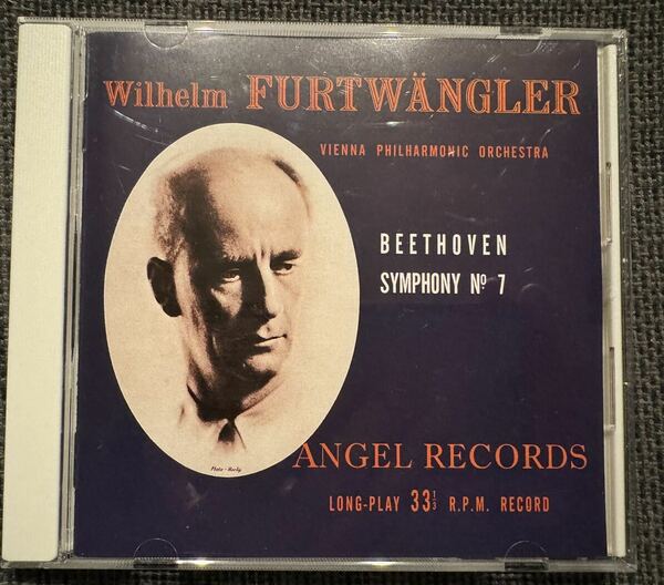 【送料無料】フルトヴェングラー /ウィーンフィル　ベートーヴェン　交響曲第7番　EMI国内盤 CD 中古品