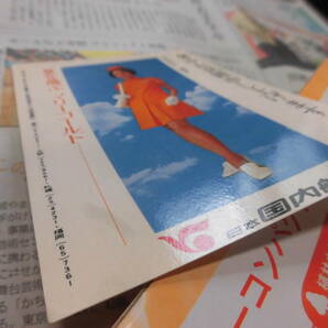 ③当時物 日本国内航空 未使用郵便はがき 昭和４５年 盛夏  暑中お見舞い申し上げます  夏を飛ぶマリーゴールド コレクションの画像4