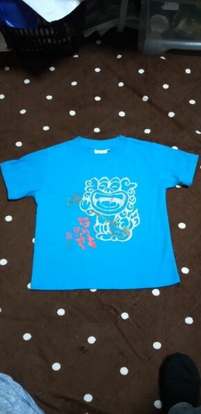 沖縄　水色 Tシャツ　130