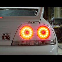 新商品 R33 スカイライン GTS GT-R LED テールランプ チューブ ファイバー ENR33 ECR33 ER33 HR33 BCNR33 前期 後期 新品 ライト 78WORKS_画像9