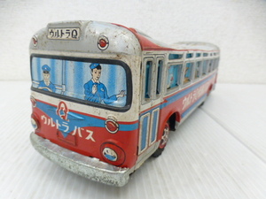 [34309]* toy Ultra Q Ultra Q monster bus monster series pegila tin plate Showa Retro jpy . special skills production 1966 SAN present condition goods *