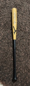 mizunopro　ミズノプロ　NPBマーク入り　硬式用　木製バット　D#31　used