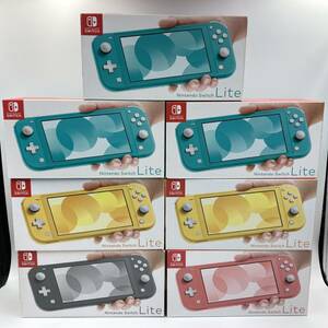 Nintendo Switch Lite 箱のみ 7箱 まとめ セット ニンテンドースイッチ ライト 空箱 任天堂 グレー コーラル ターコイズ イエロー F278