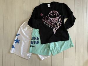  beautiful goods basketball wear pants T-shirt top and bottom set 130 140 new goods 1 ten thousand jpy corresponding 