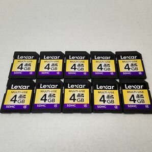 SDカード 4GB 10枚セット レキサー Lexar