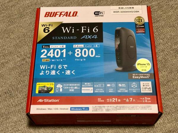 ■■ BUFFALO WSR-3200AX4S/dbk ■■