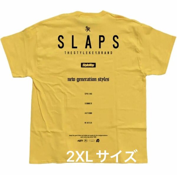 スタイルキー【STYLEKEY】SLAPS S/S TEE Tシャツ　イエロー　2XL